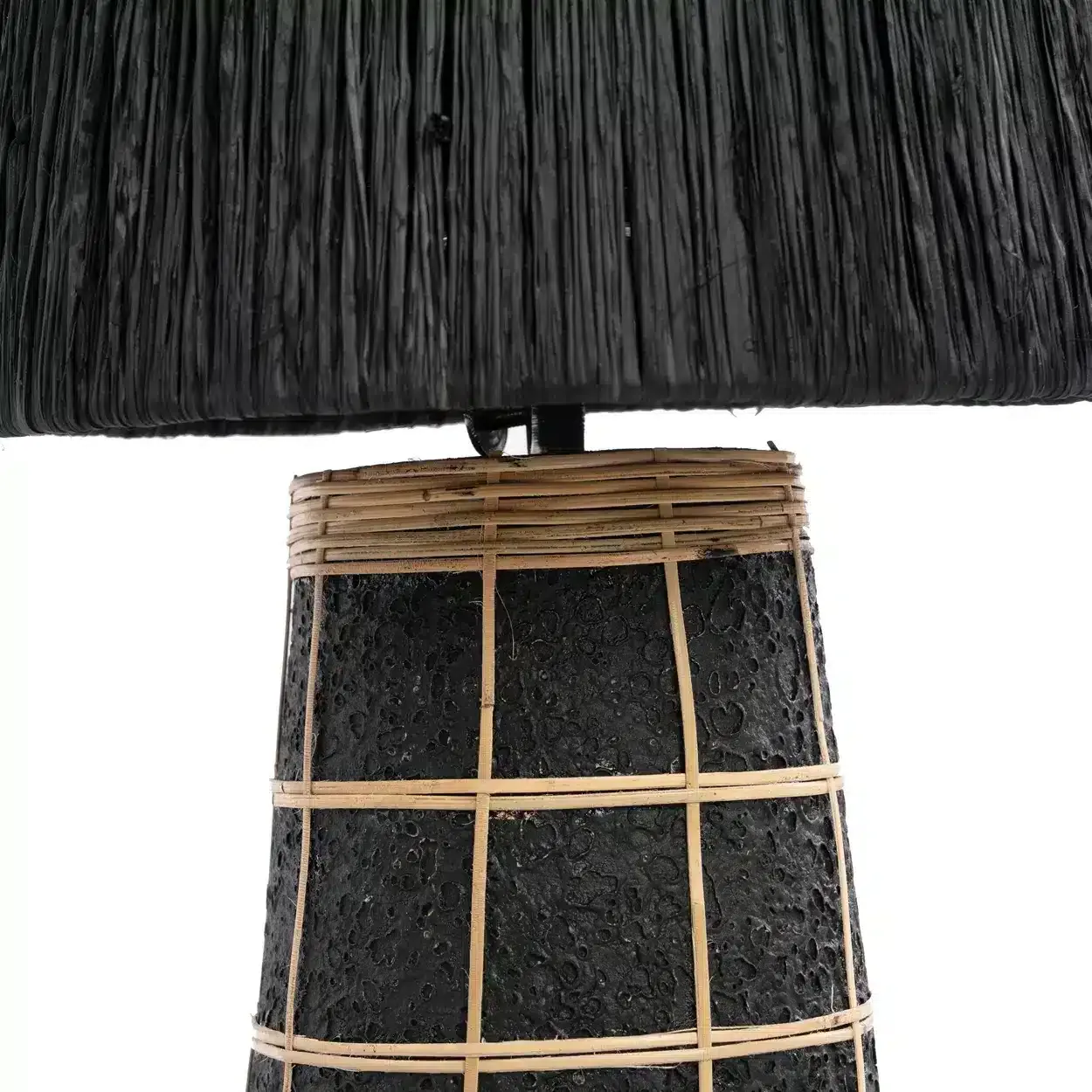Lampe de table Naxos – Noir Naturel – Image 3