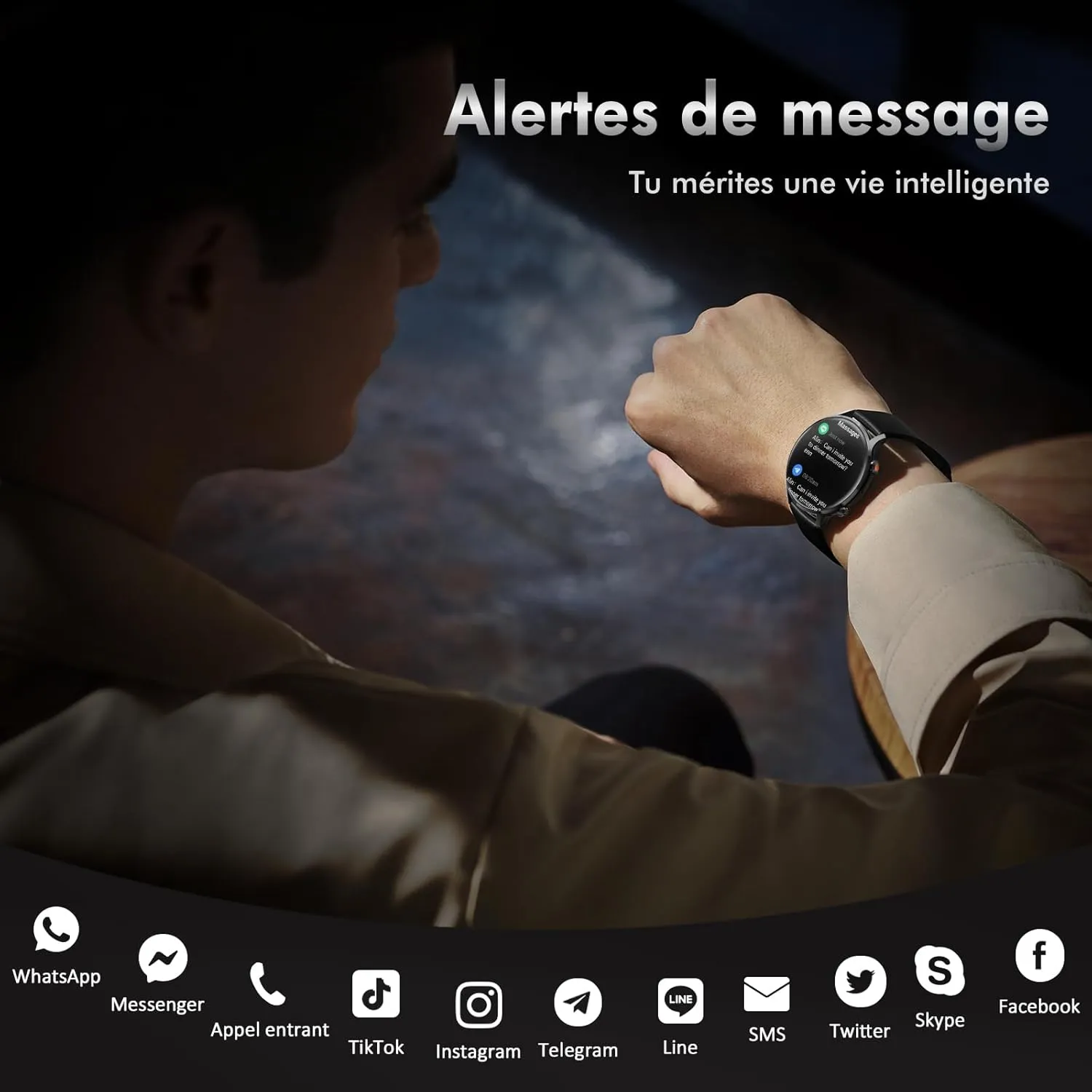 Montre Connectée Homme Moderne – Image 3