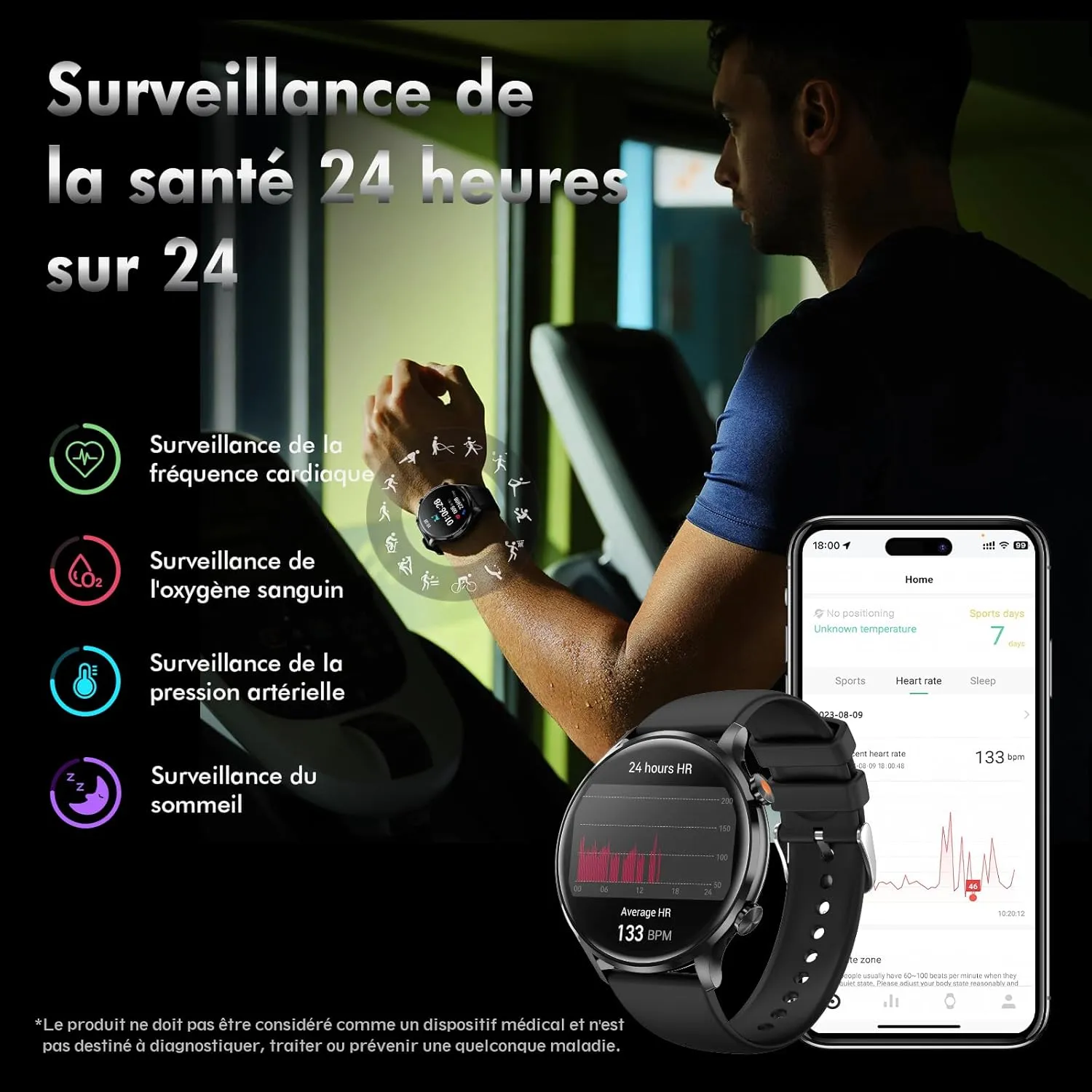 Montre Connectée Homme Moderne – Image 5