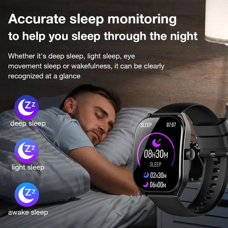 Montre Connectée Noire pour Homme – Image 5