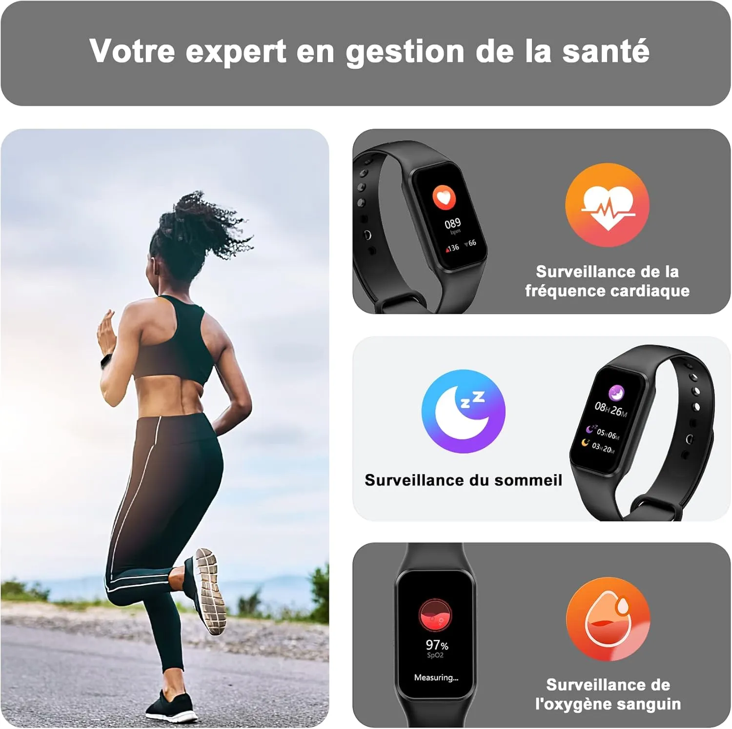 Montre Connectée Sport Petit Poignet – Image 5