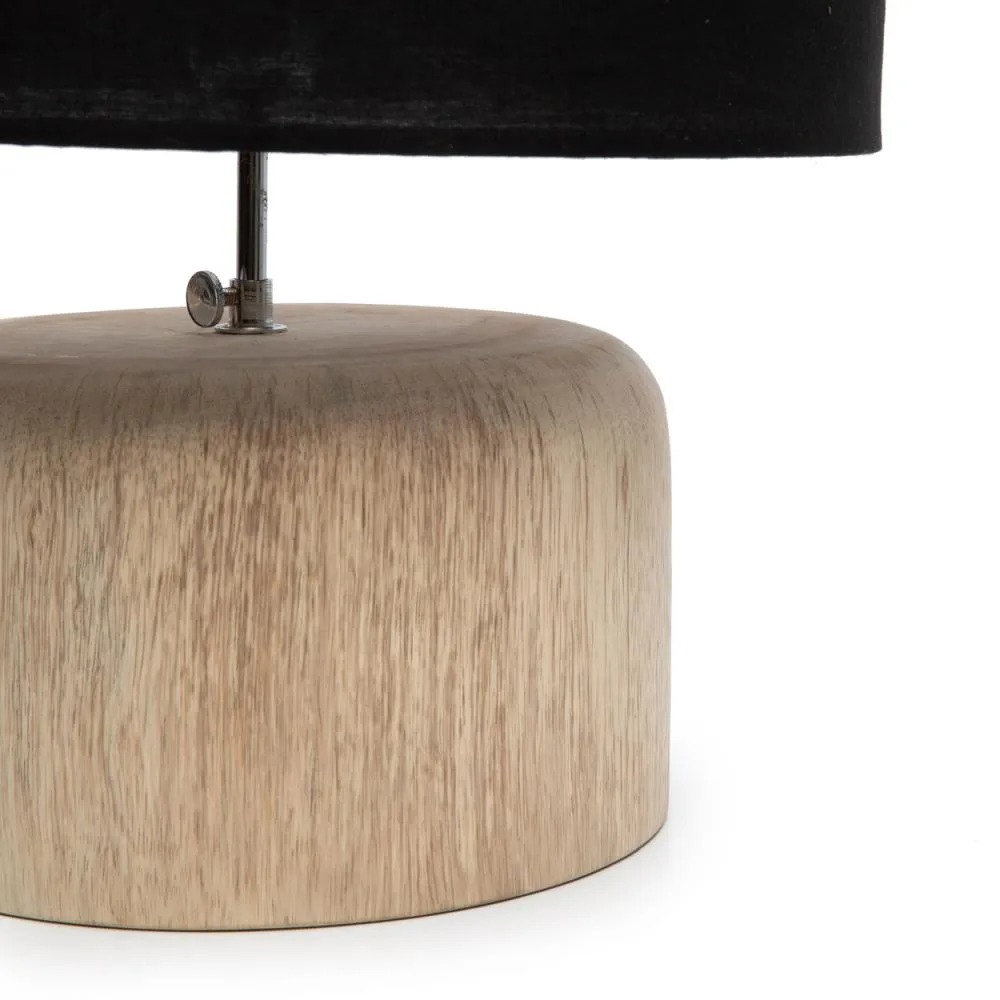 Lampe à poser Teck noir – Image 2